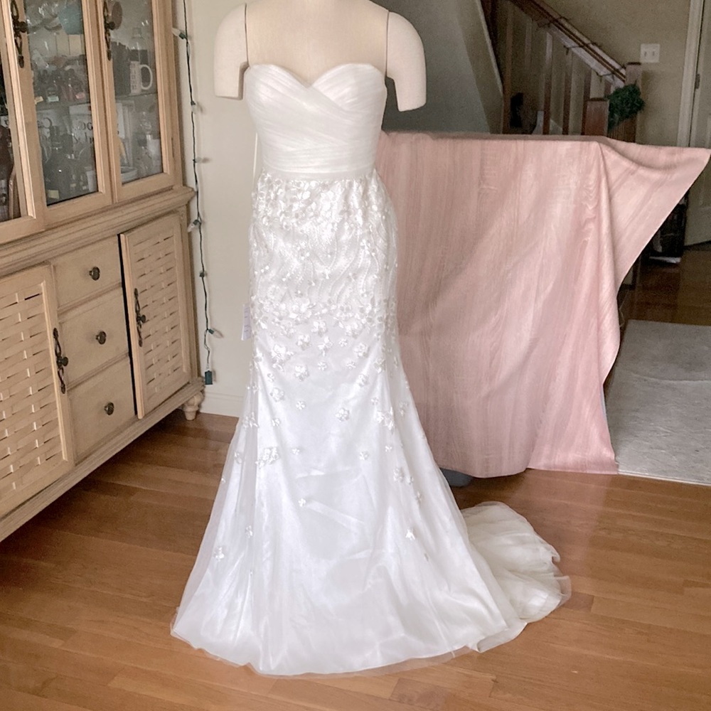 Azul by Liancarlo wedding dress, white, Sz 6